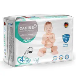پوشک چسبی کارین Carine  سایز 4 بسته 36 عددی
