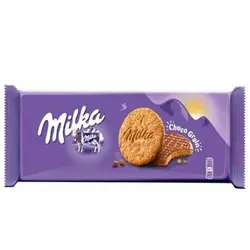 کوکی شکلاتی سوئیسی میلکا  Milka Choco Grain بیسکوئیت سبوس دار 126 گرم