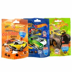 دراژه شکلاتی جرقه ای HotWheels هات ویلز مدل ماشین پسرانه 50 گرم