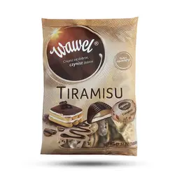 شکلات پذیرایی صدفی مغزدار واول Wawel TIRAMISU با طعم ترامیسو