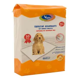 زیر انداز یک بار مصرف ایتالیایی واپا Vapa Tappetini مناسب حیوانات بسته 10 عددی