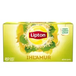 چای گیاهی لیپتون لیندن Lipton Ihlamur Bitki Çayı کیسه ای 20 تایی 30 گرم