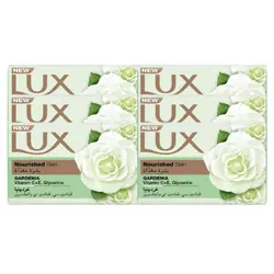 صابون لوکس Lux Nourished عصاره گل هیبیسکوس و سنجد  6 عدد 170گرمی