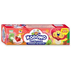 خمیر دندان کودک کودومو Kodomo Strawberry عصاره توت فرنگی 45 گرم