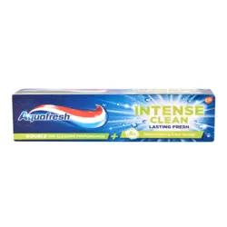 خمیردندان انگلیسی آکوا فرش Aquafresh Intense Clean ضد پوسیدگی 75 میل کم تاریخ
