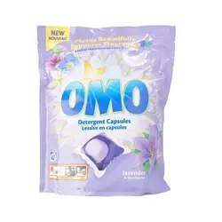 کپسول ماشین لباسشویی اومو OMO رایحه اکالیپتوس و اسطوخدوس 42 عدد 840 گرم