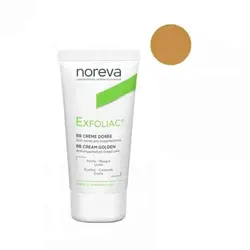 بی بی کرم فرانسوی ضد جوش اکتی پور نوروا  Noreva Exfoliac  رنگ طلایی ، ضد لک 30 میل