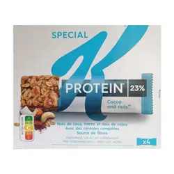 پروتئین بار انگلیسی کلاگز Kellogg’s Barre Protein ترکیب آجیل و بادام هندی 112 گرم