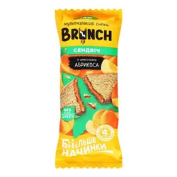 غلات بار رژیمی برانچ Brunch Apricot با مغز زردآلو 56 گرم