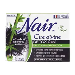 موم موبر فرانسوی نایر Nair Cire Divine Detox مناسب انواع پوست (بسته 2 عددی) 380 میل