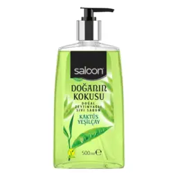 مایع دستشویی سالون Saloon Kaktüs & Yeşil Çay با عصاره کاکتوس و چای سبز 500 میل