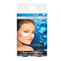 پک ضد چروک دور چشم انگلیسی رویتال Revitale Eye Gel حاوی کلاژن و کیوتن بسته 5 عددی