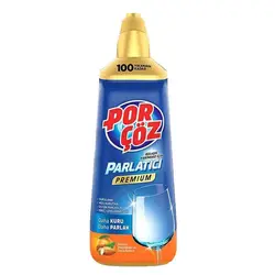 مایع جلادهنده ماشین ظرفشویی پورچوز Porçoz Premium با رایحه بادام و نارنگی 500 میل