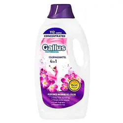 مایع لباسشویی آلمانی گالوس Gallus Color با رایحه گل بنفشه صورتی 4.05 لیتر