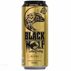 نوشابه انرژی زا Black Wolf Gold بلک ولف گلد 500 میل