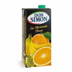 آبمیوه طبیعی اسپانیایی دان سایمون Don Simon ترکیبی از موز و پرتقال 1لیتر
