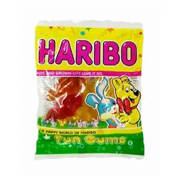 پاستیل مینی فان گامز هاریبو HARIBO Fun gums رنگارنگ و خوشمزه  10 گرم
