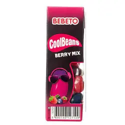 پاستیلBEBETO ببتو جیلی بیلی مدل Cool Beans berry mix با طعم میکس توت