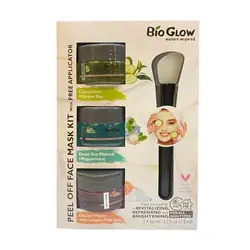 ماسک صورت 3 عددی BIO GLOW همراه اپلیکاتور مخصوص (۳ *۵۰) میل