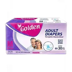 پوشک چسبی بزرگسال گلدن Golden سایز متوسط ​​30 عدد