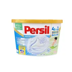 کپسول ماشین لباسشویی آلمانی پرسیل  4در 1 Persil بدون فسفات 20 عدد