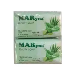 صابون مارینا Beauty حاوی عصاره آلوئه ورا و لیمو 120 گرم بسته 2 عددی
