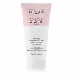 ماسک صورت خاک رس دتوکس بایفاس byphasse clay mask detox all skin مناسب انواع پوست ۱۵۰ میل