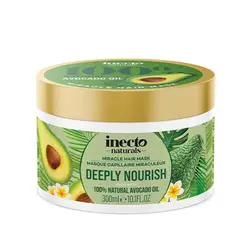 ماسک مو انگلیسی اینکتو Inecto Mask Avocado Oil تغذیه کننده عصاره آووکادو 300 میل