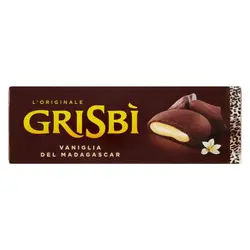 کوکی شکلاتی ایتالیایی گریسبی ماتیلدا ویچنزی MATILDE VICENZI با فیلینگ کرم وانیلی 135 گرم