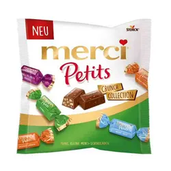 شکلات آلمانی مرسی پتیتس MERCI Petits Crunch Collection میکس کرانچ 125 گرم