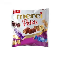 شکلات آلمانی مرسی پتیتس Merci Petits با طعم شیری کرمی 125 گرم