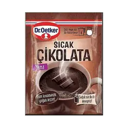 هات چاکلت دکتر اوتکر Dr. Oetker Toz Sıcak Çikolata وزن 18 گرم