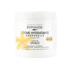 کرم مرطوب کننده بدن بایفاس Byphasse vanille حاوی عصاره وانیل  500 میل