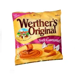 تافی کاراملی آلمانی وردرز اورجینال Werther’s Original soft caramel وزن 180 گرم