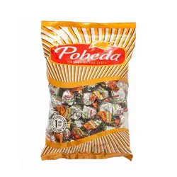 ترافل شکلاتی روسی کلاسیک Victory of taste pobeda با مغزی ترکیبی از خامه و شکلات 1 کیلوگرم