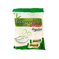 آب نبات ژله ای اندونزیایی جینجر بون Gingerbon با طعم زنجبیل 125 گرم