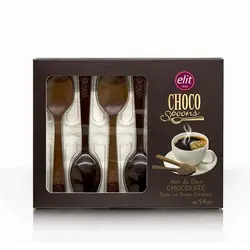 شکلات قاشقی الیت Elit Dark & Milk با طعم تلخ و شیری 54 گرم