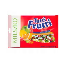 آب نبات لهستانی میسکو Mieszko Tutti Frutti میوه ای  کاراملی با فیلینگ ژله