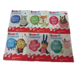 شکلات 4 تکه ای کیندر Kinder عروسکی کارتونی 50 گرم