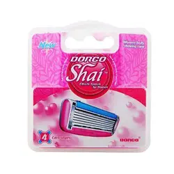 تیغ یدک دورکو Dorco Shai مناسب بانوان بسته 4 عددی