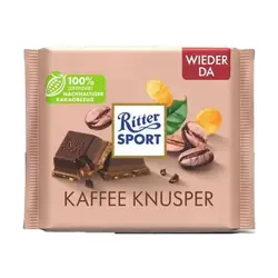 شکلات  ریتر اسپورت Ritter Sport Kaffee Knusper با طعم قهوه 100 گرم