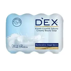 صابون دکس Dex Sabun Gül پروتئینه  4*70 گرم