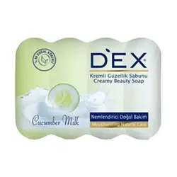 صابون دکس Dex Sabun Gül رایحه گل خیار 4*70 گرم