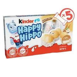 شکلات آلمانی کیندر Kinder Happy Hippo با طعم خامه ی شیر و کرم کاکائو 103 گرم تاریخ 2023/10/13