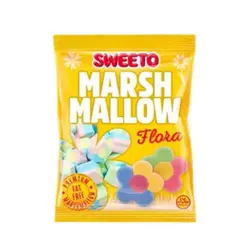 مارشمالو سویتو Sweeto Marshmallow Flora با طرح گل 140 گرم