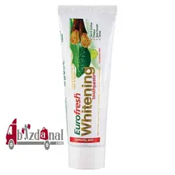 خمیر دندان گیاهی، بدون فلوراید و سفید کننده Farmasi Euro fresh Whitening فارماسی 112 گرم