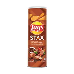 چیپس لیز استاکس Lays Stax BBQ Flavored با طعم کبابی 155 گرم