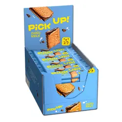 بیسکوئیت شکلات شیری آلمانی PICK UP choco& milk پیک آپ 28 گرم