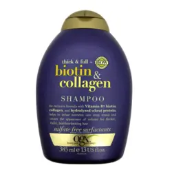 شامپو سر کانادایی او جی ایکس Ogx Biotin & Collagen Shampoo بیوتین و کلاژن ضدریزش و ضخیم کننده مو 385 میل