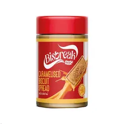بیسکویت کارامل خامه ای BİSBREAK وزن 350 گرم